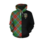 Muirhead Tartan Hoodie Half of Me - Cross Style