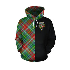 Muirhead Tartan Hoodie Half of Me - Cross Style