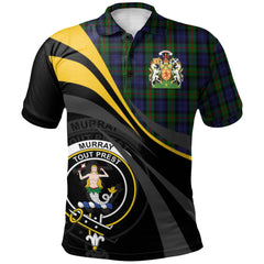 Murray 03 Tartan Polo Shirt - Royal Coat Of Arms Style