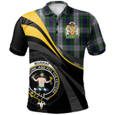 Murray of Atholl Dress Tartan Polo Shirt - Royal Coat Of Arms Style