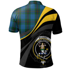 Murray of Elibank Tartan Polo Shirt - Royal Coat Of Arms Style
