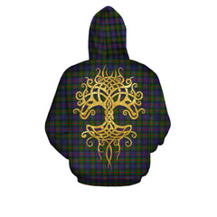 Murray of Atholl Modern Tartan Hoodie - Tree Of Life