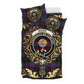 Nairn Tartan Crest Bedding Set - Golden Thistle Style