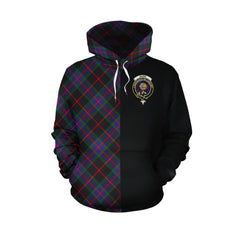 Nairn Tartan Hoodie Half of Me - Cross Style