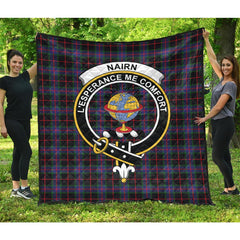 Nairn Tartan Crest Quilt