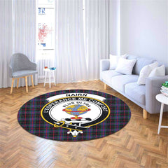 Nairn Tartan Crest Round Rug