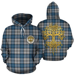 Napier Modern Tartan Hoodie - Tree Of Life
