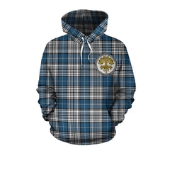 Napier Modern Tartan Hoodie - Tree Of Life