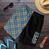 Napier Ancient Tartan Crest Men's Short - Cross Style