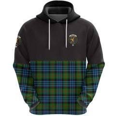 Newlands of Lauriston Clan Half Of Tartan Hoodie