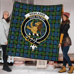 Newlands of Lauriston Tartan Crest Quilt