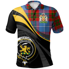 Newton Tartan Polo Shirt - Royal Coat Of Arms Style