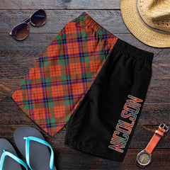 Nicolson Ancient Tartan Crest Men's Short - Cross Style