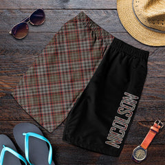 Nicolson Hunting Weathered Tartan Crest Men's Short - Cross Style