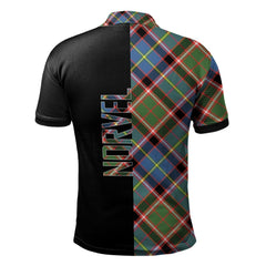 Norvel Tartan Polo Shirt Half of Me - Cross Style