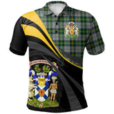 Nova Scotia District Dress 02 Tartan Polo Shirt - Royal Coat Of Arms Style