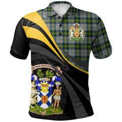Nova Scotia District Dress 02 Tartan Polo Shirt - Royal Coat Of Arms Style