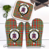 Ogilvie Tartan Crest Oven Mitt And Pot Holder (2 Oven Mitts + 1 Pot Holder)