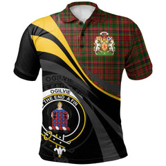 Ogilvie (Ogilvy) 04 Tartan Polo Shirt - Royal Coat Of Arms Style