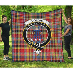 Ogilvie (Ogilvy) of Airlie Ancient Tartan Quilt
