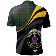 Ogilvie (Ogilvy) of Inverarity Ochterlonie Tartan Polo Shirt - Royal Coat Of Arms Style
