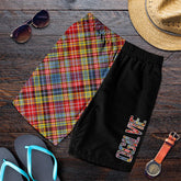 Ogilvie of Airlie Ancient Tartan Crest Men's Short - Cross Style