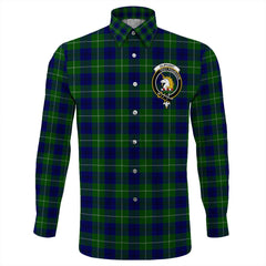 Oliphant Modern Tartan Long Sleeve Button Shirt