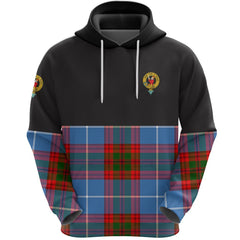 Pennycook Clan Half Of Tartan Hoodie