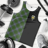Pringle Tartan Crest Men's Tank Top - Cross Style