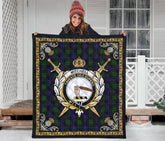 Mitchell Tartan Crest Premium Quilt - Celtic Thistle Style