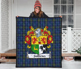 Sullivan Family Tartan Crest Quilt