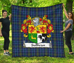Sullivan Family Tartan Crest Quilt
