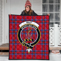 Rait Tartan Crest Quilt