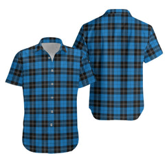 Ramsay Blue Ancient Tartan Hawaiian Shirt