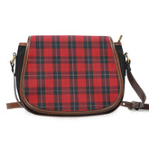 Ramsay Red Tartan Saddle Handbags