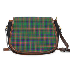 Reid Green Tartan Saddle Handbags