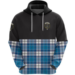 Roberton Clan Half Of Tartan Hoodie