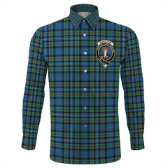 Robertson Hunting Ancient Tartan Long Sleeve Button Shirt