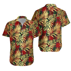Robertson 04 Tartan Vintage Leaves Hawaiian Shirt