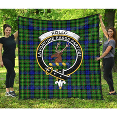 Rollo Modern Tartan Crest Quilt