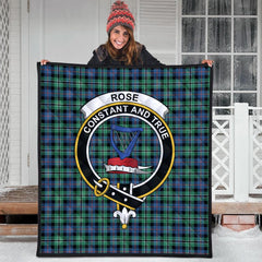 Rose Hunting Ancient Tartan Crest Quilt
