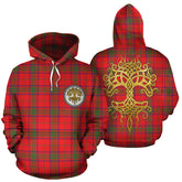 Ross Modern Tartan Hoodie - Tree Of Life