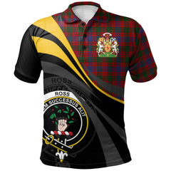 Ross 01 Tartan Polo Shirt - Royal Coat Of Arms Style