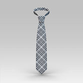 Scott Black & White Modern Tartan Classic Tie