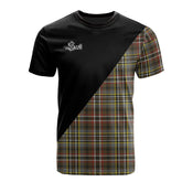Scott Green Weathered Tartan - Military T-Shirt