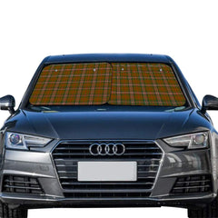 Scott Brown Modern Tartan Car Sun Shade - 2 Pieces