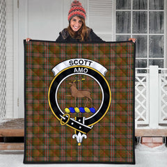 Scott Brown Modern Tartan Crest Quilt