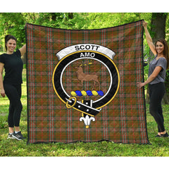 Scott Brown Modern Tartan Crest Quilt