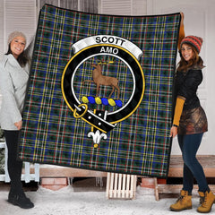 Scott Green Modern Tartan Crest Quilt