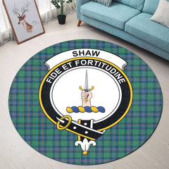 Shaw Ancient Tartan Crest Round Rug
